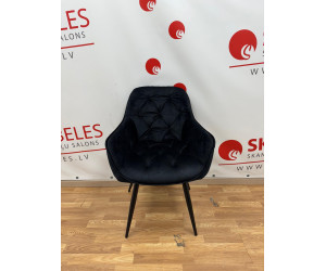 Virtuvės kėdė Karsten (Juodas veliūras)